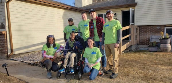 Colorado teen gets wheelchair ramp at home