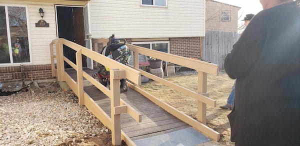 Bachus & Schanker builds ramp for Colorado teen