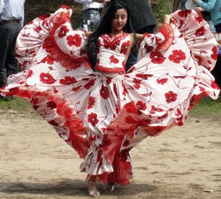 Folk dancing